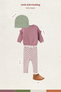 Babyoutfit - basic roze - babykleding nummer 6