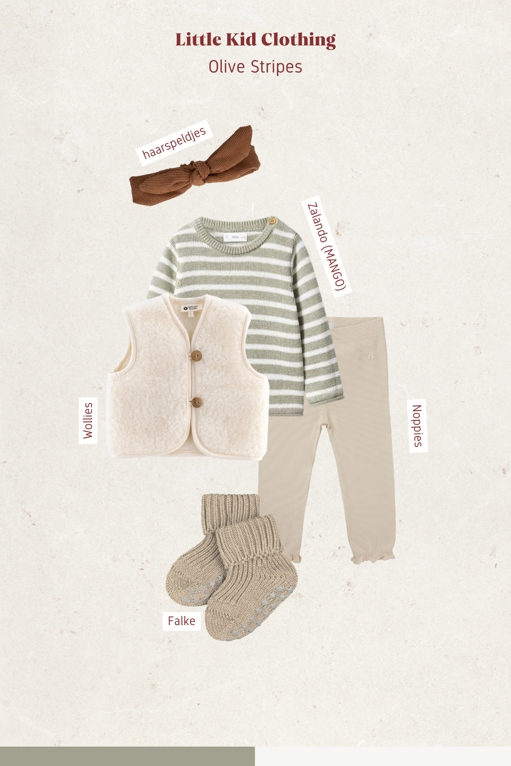 Babyoutfit - Olive - babykleding